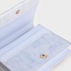 Velvet Embellished Card Holder – Light Blue