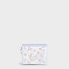 Velvet Embellished Card Holder – Light Blue