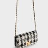 Cressida Tweed Push-Lock Clutch – Multi