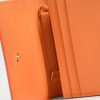 Snap Button Mini Short Wallet – Orange