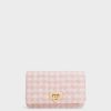 Cressida Tweed Push-Lock Clutch – Pink