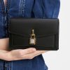 Padlock Envelope Crossbody Bag – Black