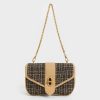Aubrielle Tweed Panelled Crossbody Bag – Multi